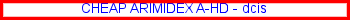 Arimidex testing kits